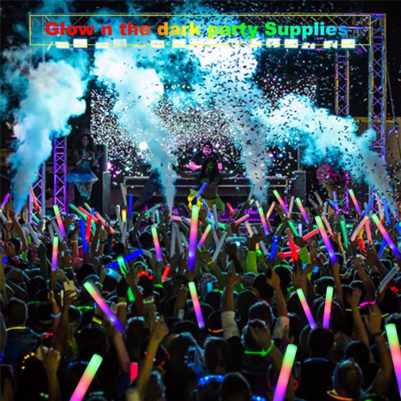 Flashing Led Foam Sticks Party - A75K Işık Çubukları Toplu, 3 Modlu