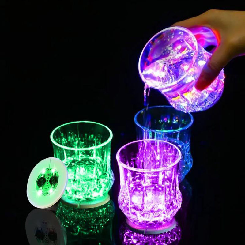 Glow In The Dark Party Glasses - LED Bardak Etiket Gece Kulübü Atmosfer