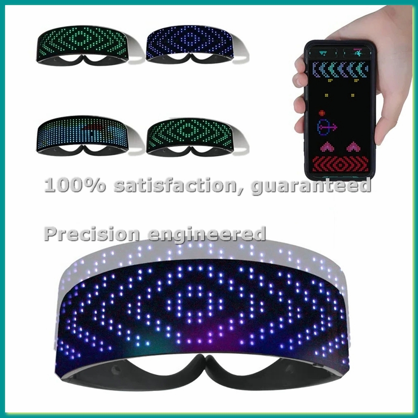 Glow In The Dark Party Glasses - DIY Parlayan Elektronik Fütüristik Gözlük Karanlıkta