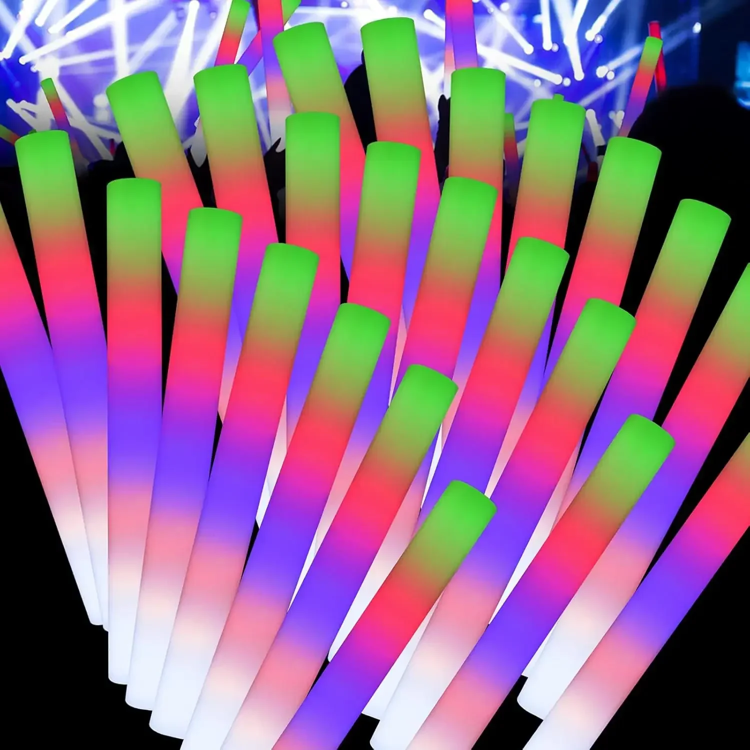 50 Adet Led Köpük Işık Çubuğu, - Flashing Led Foam Sticks Party incelemesi ve fiyatı