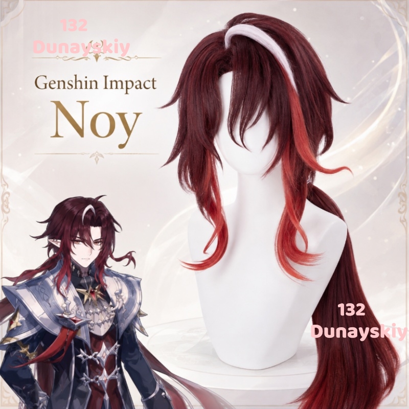 Genshin Impact Noy Snezhnaya C - Anime Cosplay Wig Heat Resistant incelemesi ve fiyatı