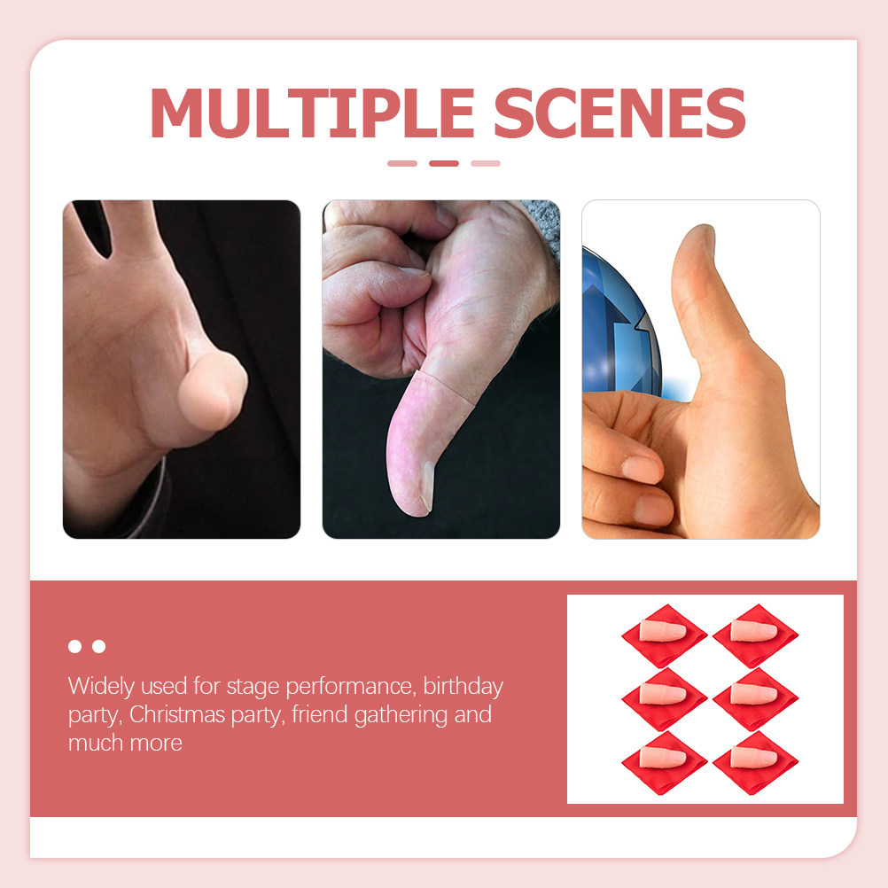 Kaybolan İpek Hile Seti: 6 Ade - Thumb Tip Magic Trick Set incelemesi ve fiyatı