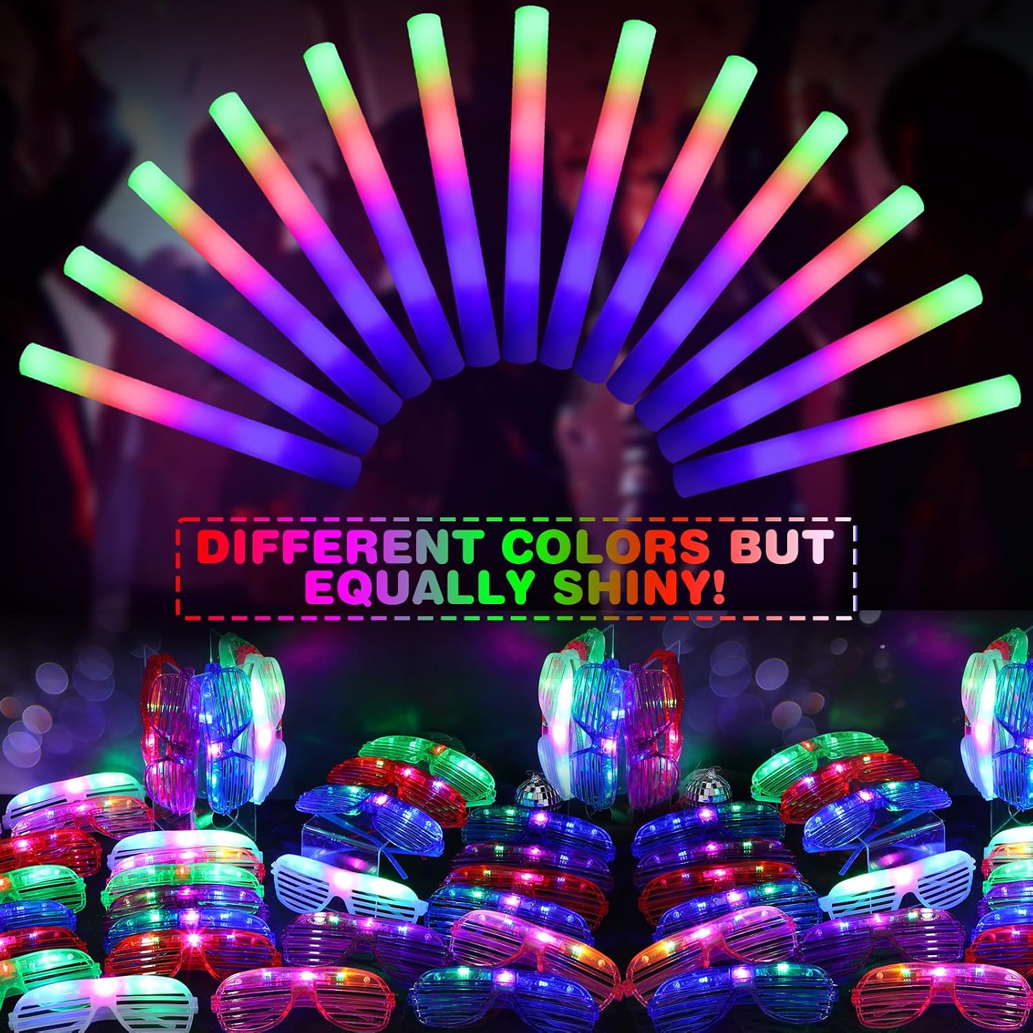 Karanlıkta Parlayan Köpük Işık - Glow In The Dark Party Glasses incelemesi ve fiyatı