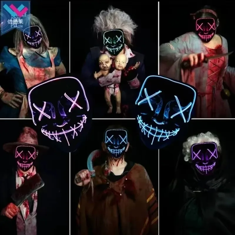 2026 Cadılar Bayramı Partisi M - Led Purge Mask Halloween incelemesi ve fiyatı
